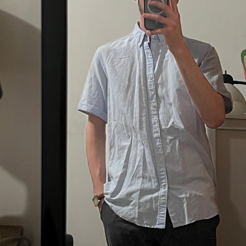 Zara Relaxed Fit SS Button up